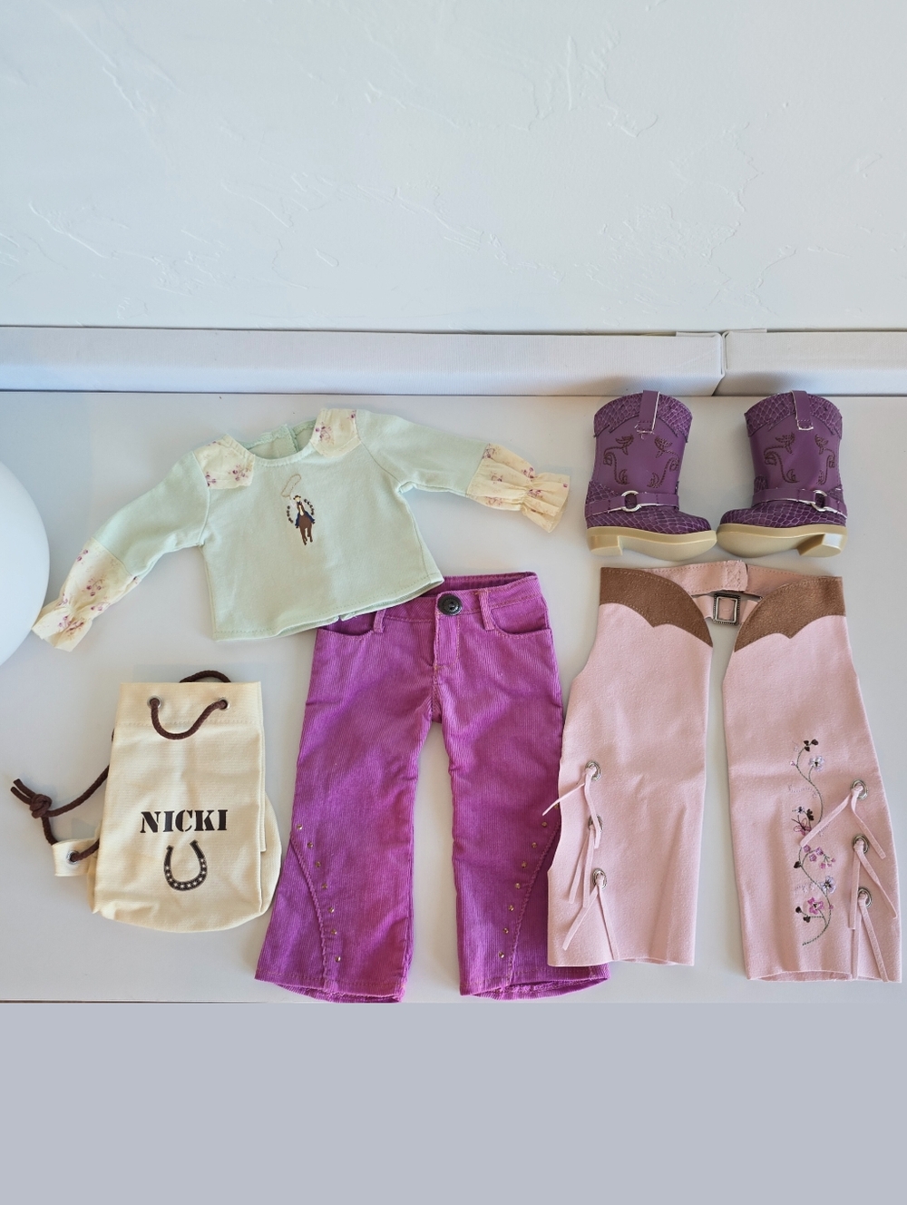 American Girl Doll GOTY 2007 Nicki Ranch Outfit Complete